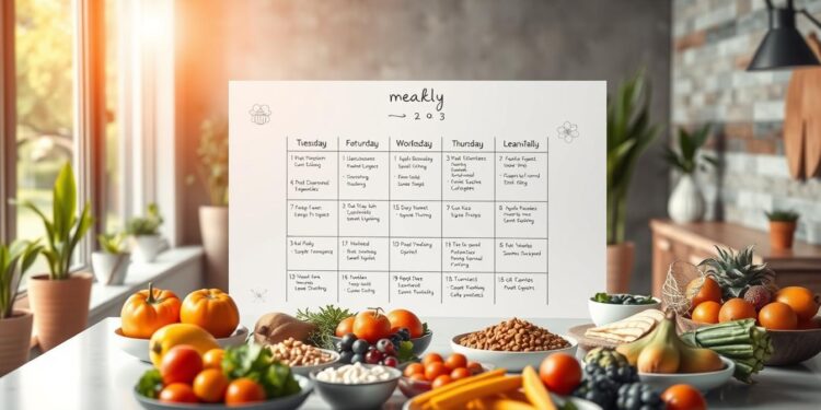 gesunde ernährung wochenplan